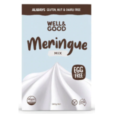 Well & Good Meringue Mix 340g SALE-BEST BEFORE 21.2.24